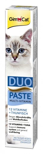 GimCat Multi-Vitamin Duo-Paszta Tonhal + 12 Vitamin 50g
