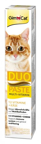 GimCat Multi-Vitamin Duo-Paszta Sajt + 12 Vitamin 50g