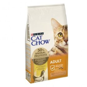   Purina CAT CHOW Adult Csirkében gazdag száraz macskaeledel 15kg