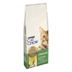   Purina CAT CHOW Sterilised Csirkében gazdag száraz macskaeledel 15kg