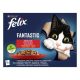 FELIX FANTASTIC Házias válogatás aszpikban nedves macskaeledel 72db 6x(12x85g)