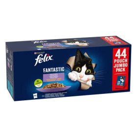   FELIX FANTASTIC Vegyes válogatás nedves macskaeledel 44x85g