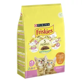   FRISKIES Junior Csirkével, tejjel és hozzáadott zöldségekkel száraz macskaeledel 10kg