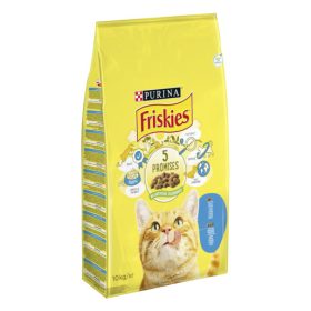   FRISKIES Lazaccal és hozzáadott zöldségekkel száraz macskaeledel 10kg
