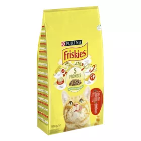   FRISKIES Marhával, csirkével és zöldségekkel száraz macskaeledel 10kg
