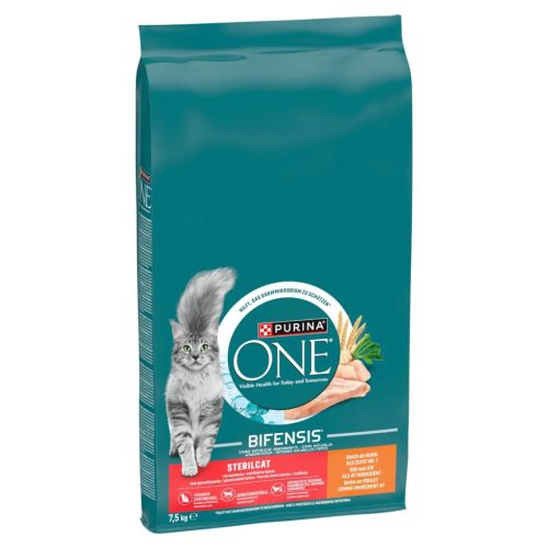 Purina ONE STERILCAT Csirkében és búzában gazdag száraz macskaeledel 7,5kg