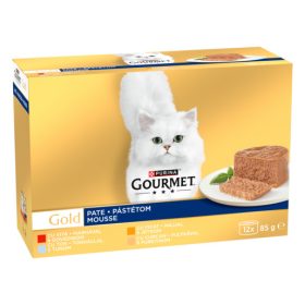 GOURMET GOLD Pástétom nedves macskaeledel 4x85g