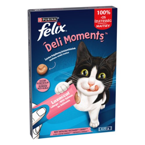 FELIX Deli Moments Lazac macska jutalomfalat 4x10g