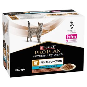   Pro Plan Veterinary Diets NF Renal Function Advanced Care Salmon nedves eledel macskák számára - lazacos 10 x 85 g