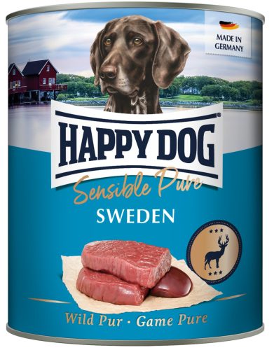 Happy Dog Sensible Pur Sweden Vad színhús konzerv 800g