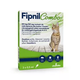   Fipnil combo 50 mg/60 mg rácsepegtető oldat macskáknak és vadászgörényeknek 3db