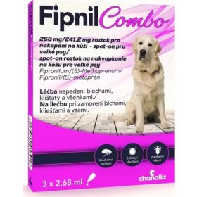   Fipnil Combo 268 mg/241,20 mg rácsepegtető oldat nagytestű kutyáknak A.U.V. 3db