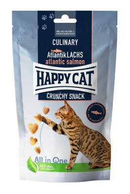 Happy Cat Culinary Crunchy Snack - lazac 70 g