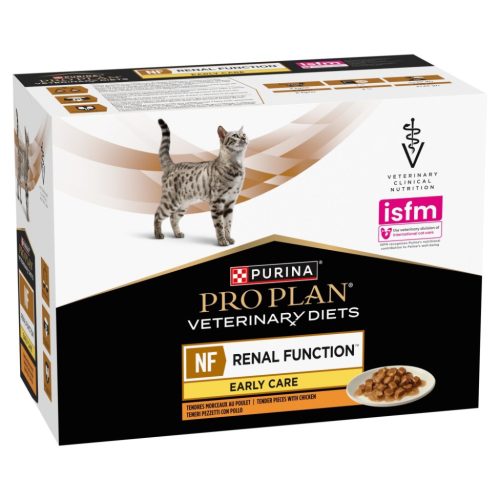 Pro Plan Veterinary Diets NF Renal Function Early Care Chicken nedves eledel macskák számára - csirkés 10 x 85 g