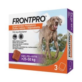   Frontpro® Rágótabletta Kutyáknak Bolhák és Kullancsok Ellen (25-50 kg)