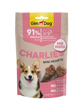 GimDog Charlies Sertésszív 70 g