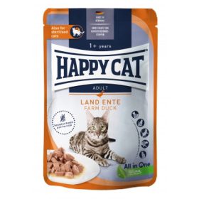   Happy Cat pouch szósz culinary kacsa macskák részére 20 x 85 g