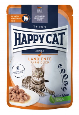 Happy Cat pouch szósz culinary kacsa macskák részére 20 x 85 g