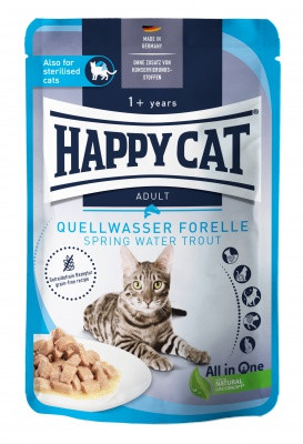 Happy Cat pouch szósz culinary pisztráng macskák részére 20 x 85 g