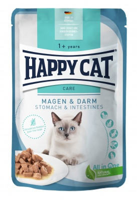 Happy Cat pouch szósz sensitive stomach&intestines macskák részére 20 x 85 g