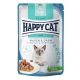 Happy Cat pouch szósz sensitive stomach&intestines macskák részére 20 x 85 g