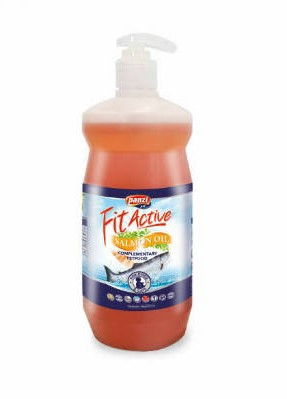 FitActive Salmon oil - kiegészítő eledel (lazacolaj) kutyák és macskák részére (1000ml)