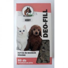   Pet Product Deo-fill tabletta kutyák és macskák részére 60db