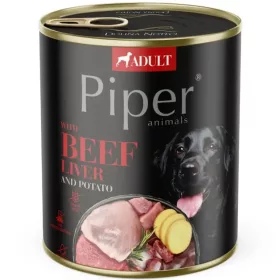   PIPER ADULT konzerv felnőtt kutyáknak marhamájjal és burgonyával 800g