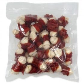   RASCO Dog Bivalybőr csomó kacsahússal- jutalomfalat kutyáknak 500gr