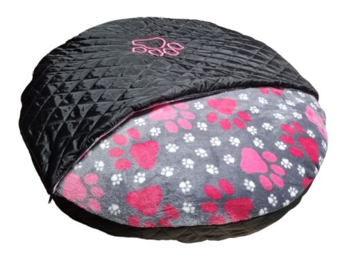 BEBÚJOS FEKHELY SZÜRKE/PINK ÁTMÉRŐ 80CM