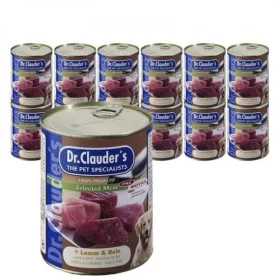   Dr.Clauders Dog Selected Meat Bárányos és rizses konzerv 400g