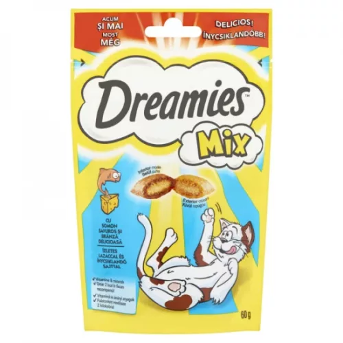 Dreamies Jutalomfalat 60gr Mix Lazac-Sajt