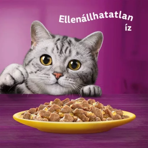 Whiskas alutasak Multipack szárnyas aszpikban 12x85g