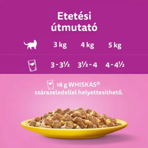 Whiskas alutasak Multipack szárnyas aszpikban 12x85g