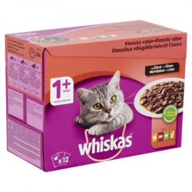 Whiskas alutasak Multipack klasszikus mártásban 12x85g