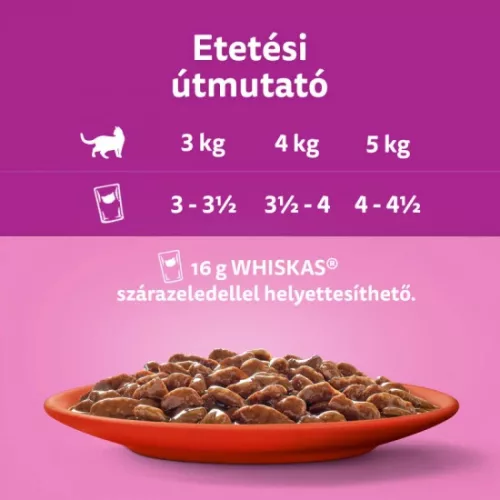 Whiskas alutasak Multipack klasszikus mártásban 12x85g