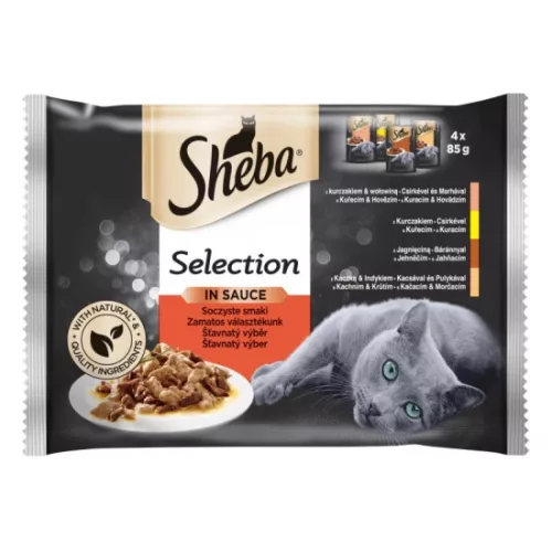 Sheba alutasak Multipack Cuisine Húsos 4x85g