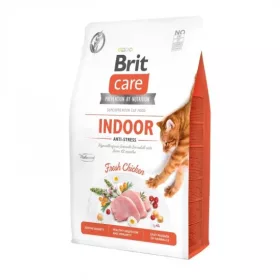   Brit Care Cat Grain Free Adult Indoor Anti-stress macskatáp 2kg