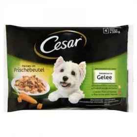 Cesar alutasak Multipack válogatás aszpikban 4x100g