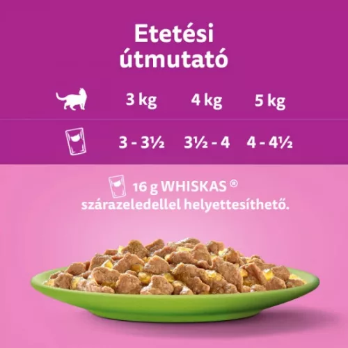 Whiskas alutasak Multipack halas-húsos mix válogatás 12x85g