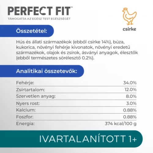 PERFECT FIT száraz Streile Csirke 750g