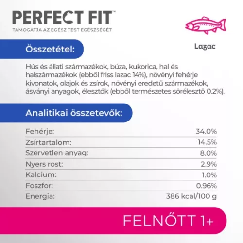 PERFECT FIT száraz Adult Lazac 750g