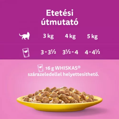 Whiskas alutasak Multipack baromfi válogatás aszpikban  4x85g