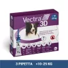 Vectra 3D rácsepegtető oldat közepes testű kutyáknak M (10-25kg) 3x