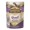 Carnilove Cat tasakos Quail with Dandelion for sterilized - Fürj pitypanggal ivart 85g