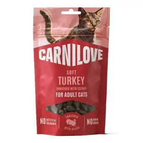   Carnilove Cat Soft Snack Turkey enriched with Catnip - Pulykával és Macskamentával 50g