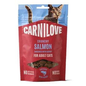   Carnilove Cat Crunchy Snack Salmon enriched with Catnip - Lazaccal és Macskamentával 50g