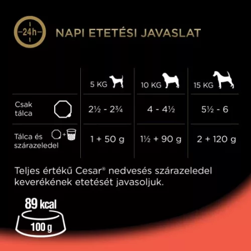 Cesar Alutálca Marha-Máj 150g