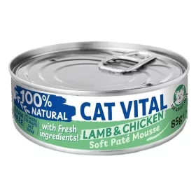   Cat Vital konzerv mousse báránnyal és csirkével felnőtt macskáknak 85g
