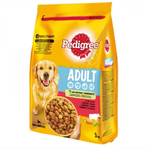 PEDIGREE Száraz Marha & Zöldség 3kg